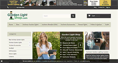 Desktop Screenshot of gardenlightshop.com