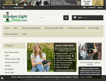 Tablet Screenshot of gardenlightshop.com